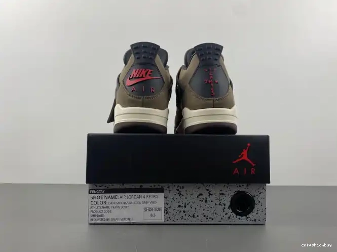 Air x 4 TS Brown Scott Travis Retro AJ4-882335 Jordan 0611